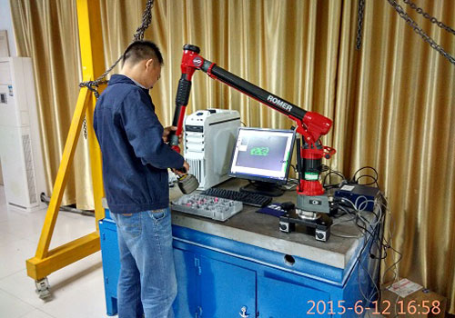 關節臂式三維激光掃描檢測Romer+V5